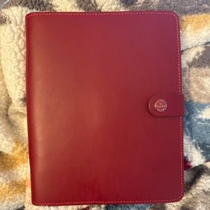 Filofax A5 Retro Red